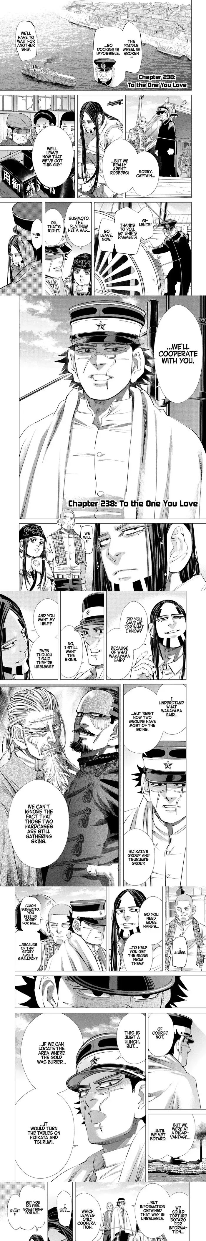 Golden Kamuy Chapter 238 image 1_optimized